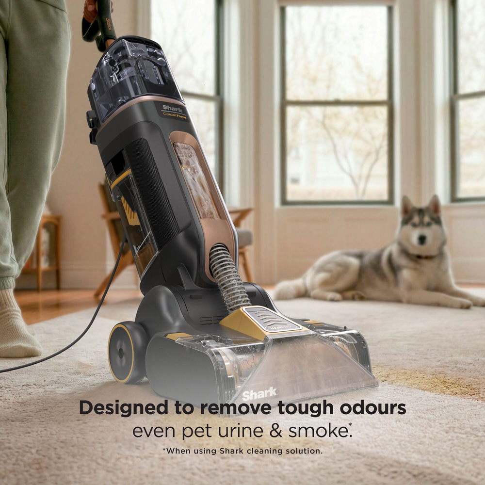 Shark EX550UKT Black HairPro Upright Carpet Cleaner Image 7