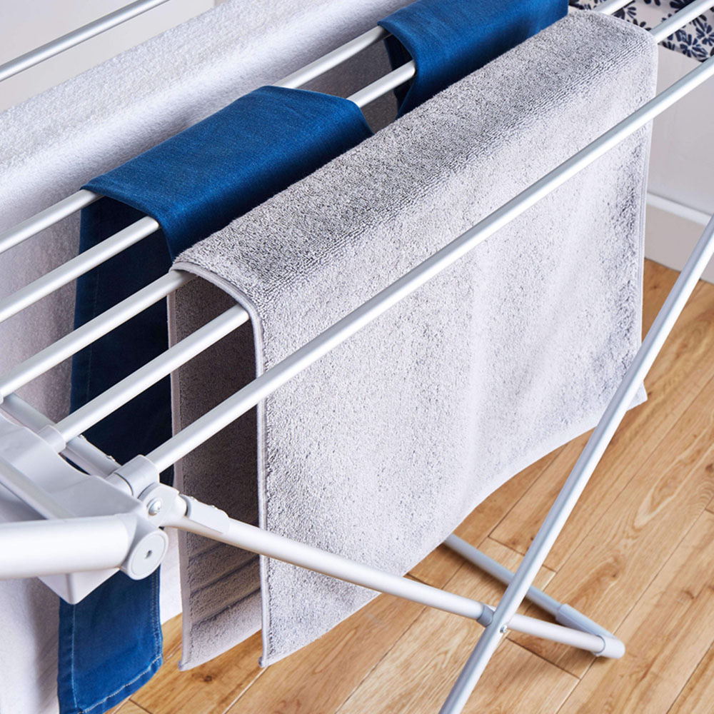 Tower 2 Winged Foldable Heated Electric Clothes Airer 147cm Image 4