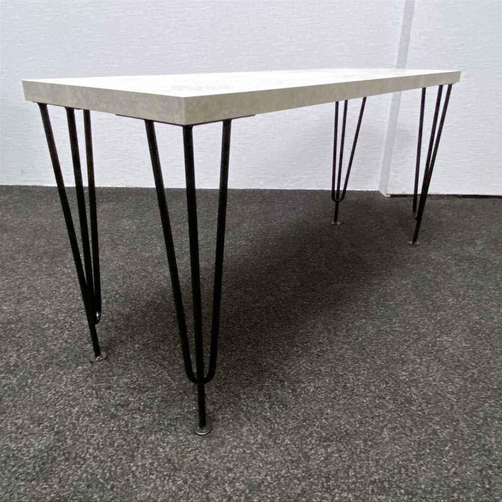 Kosy Koala 6 Seater Grey and Black Velvet Dining Table Set Image 6