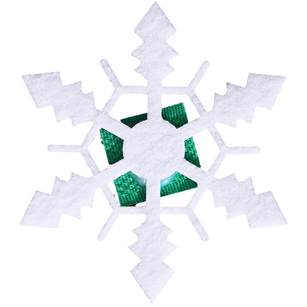 Living and Home DIY Felt Hanging Christmas Tree with Detachable Ornaments Image 3