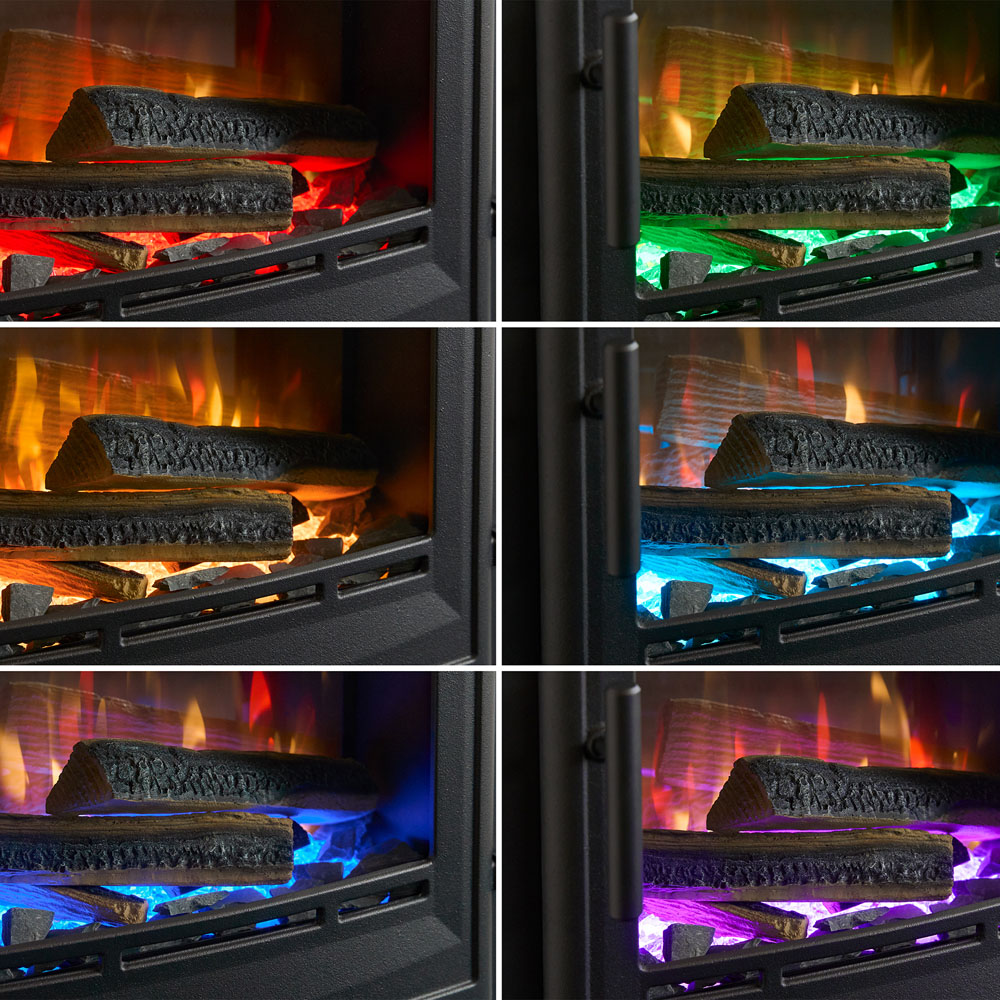 Acantha Halo Black Electric Stove Image 9