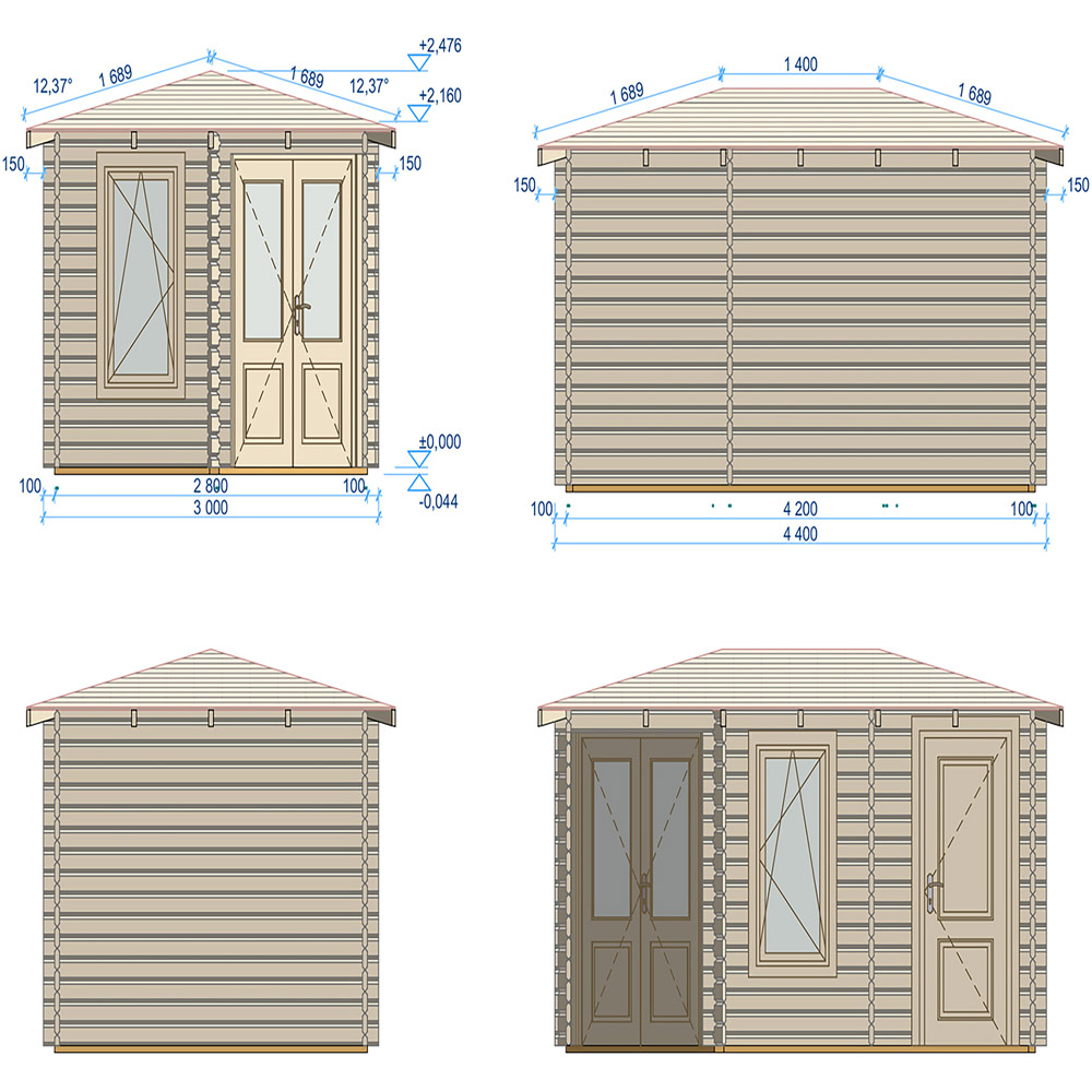 Shire Rita 10 x 14ft Log Cabin Image 9