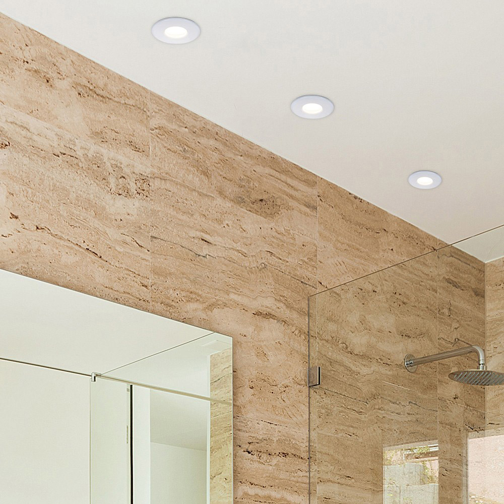 ValueLights White Cool White LED Ceiling Downlight 6 Pack Image 2