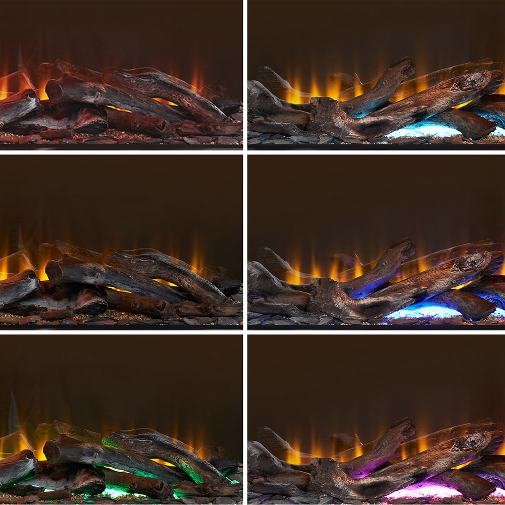 Acantha Ignis Fully Inset Media Wall Electric Fire 1500W Image 6