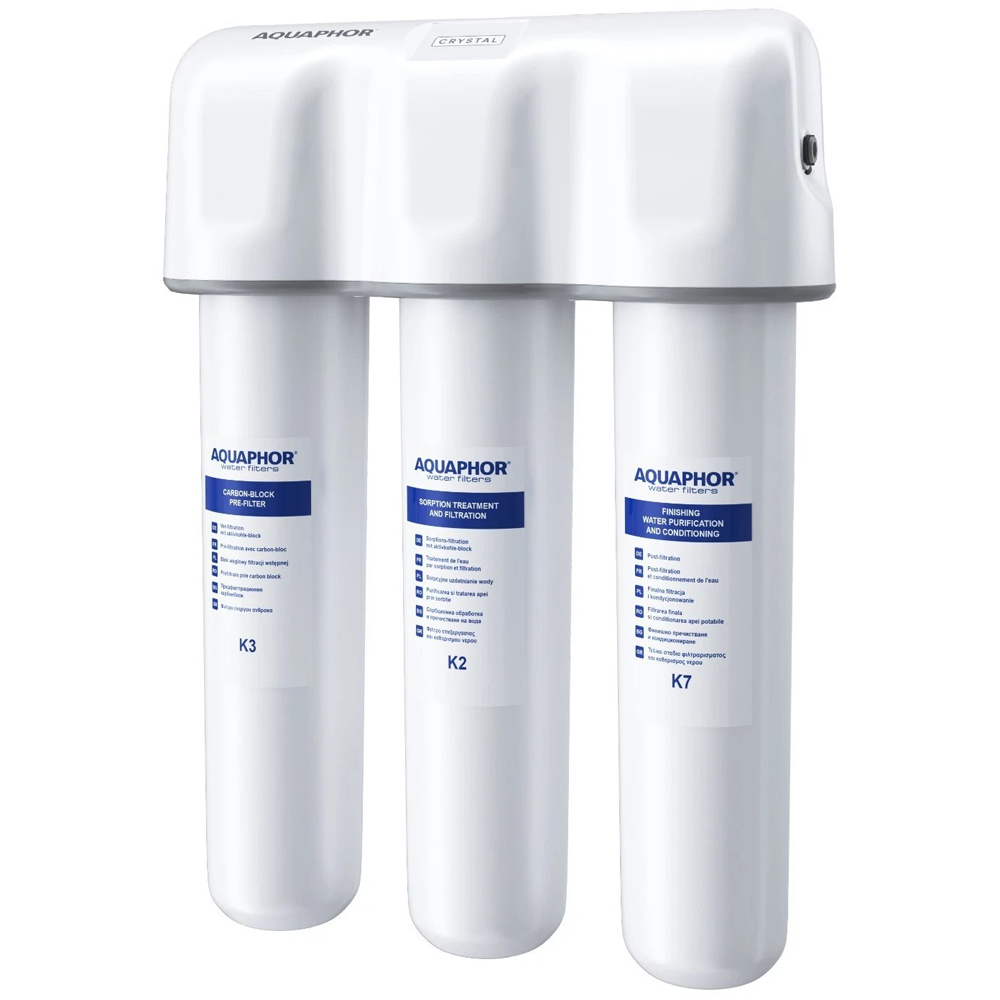 AQUAPHOR Crystal Under Sink Water Filtration System 8000L Image 3