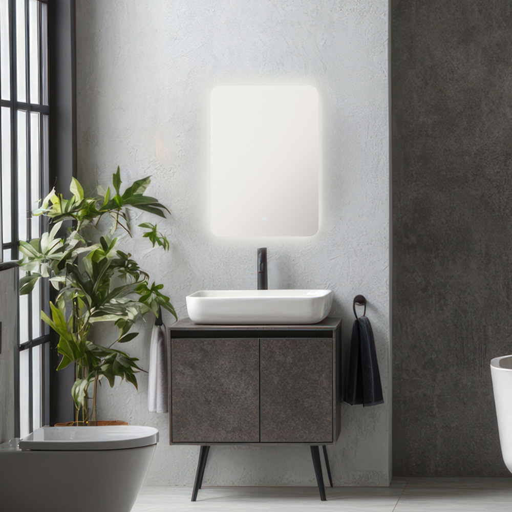 Sorrelis Kairo Backlit Tunable LED Mirror 70 x 50cm Image 2