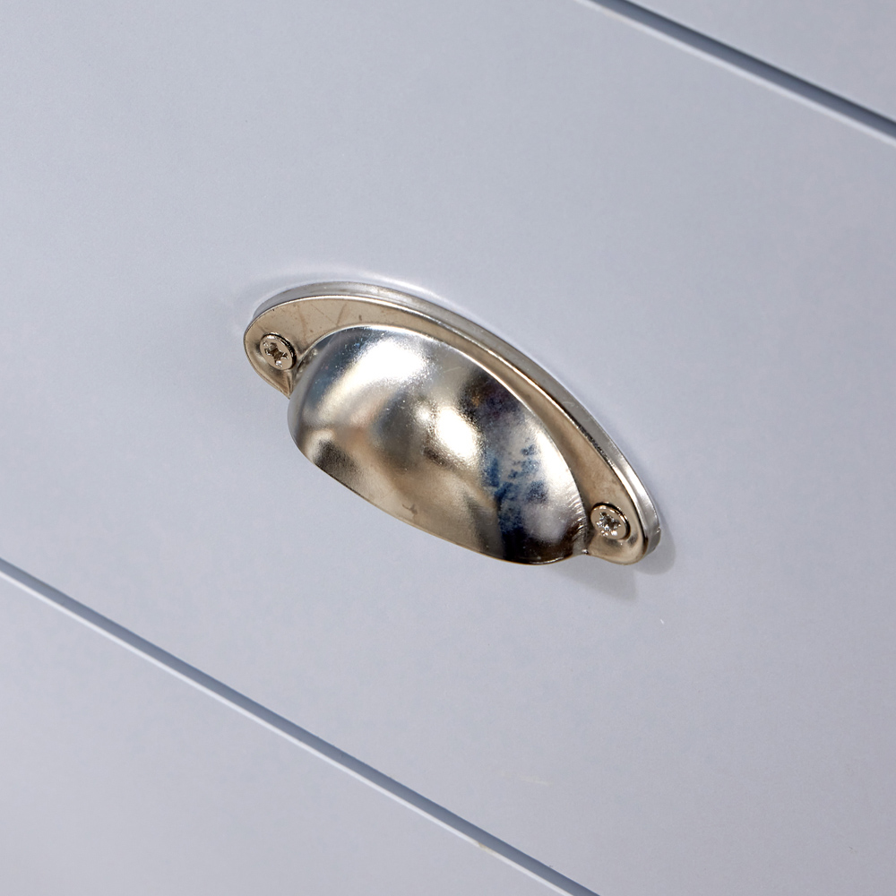 Home Source Camden 6 Drawer Grey Chest of Drawers Image 4