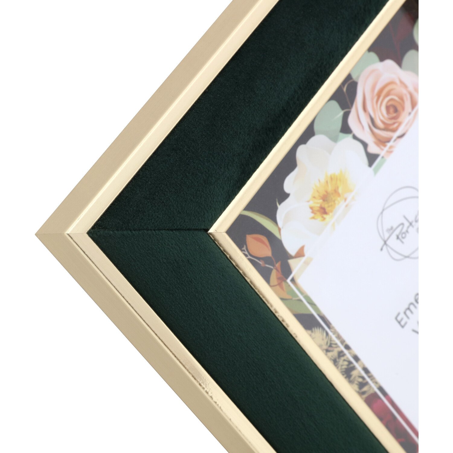 Emerald Green Velvet Frame - Green / 6 x 4in Image 3