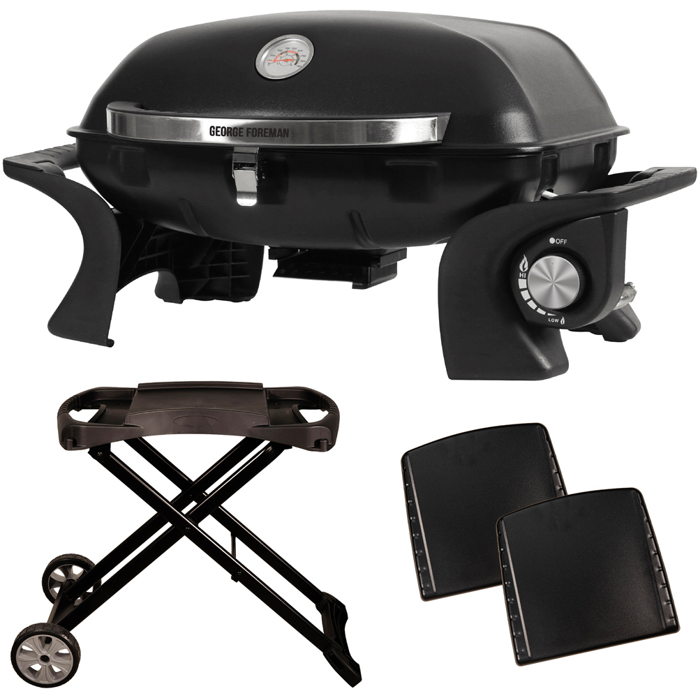 George Foreman Portable Single Burner Gas BBQ Image 4