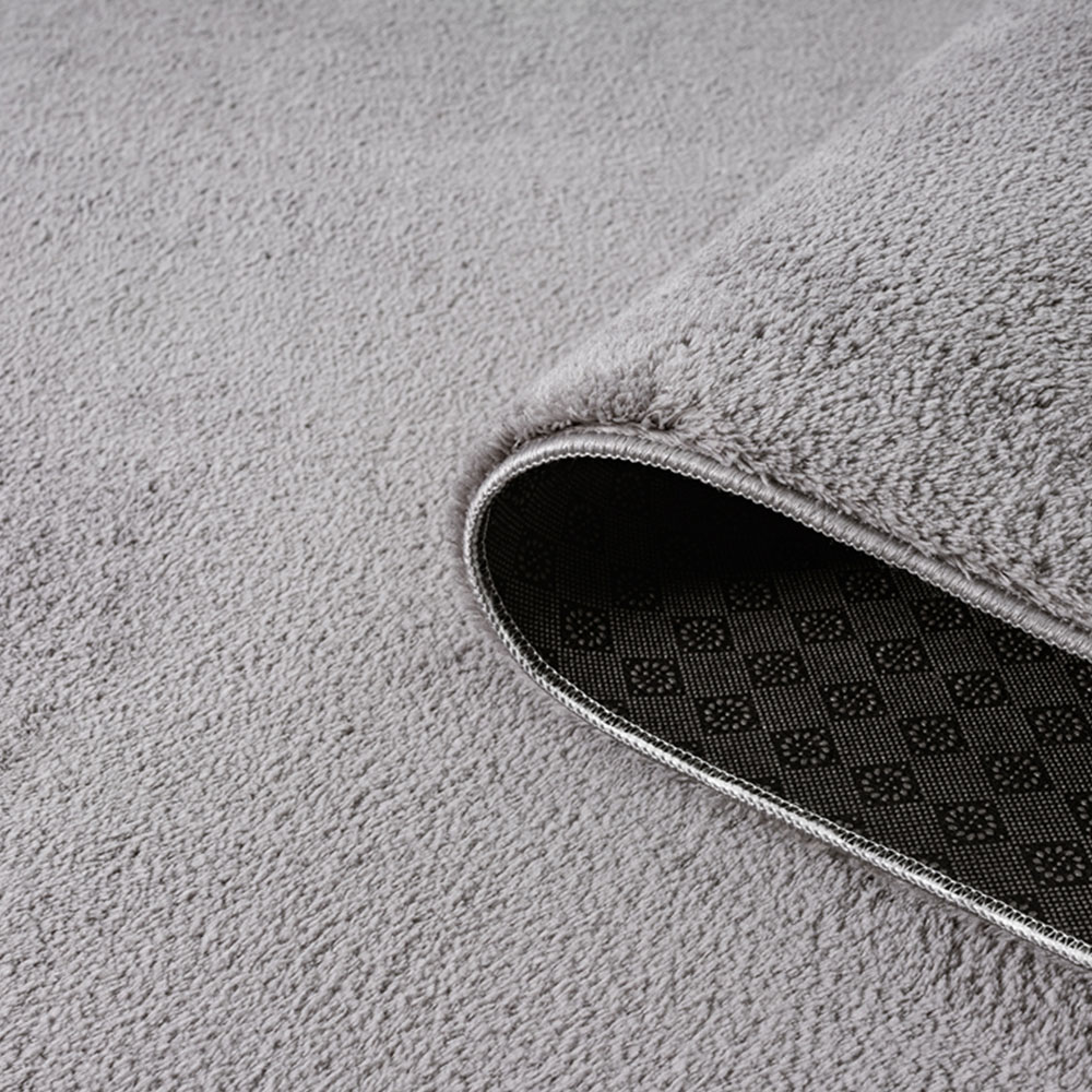 Desire Rugs Comfy Dark Grey Anti Slip Felt Backing Rug 80 x 120cm Image 3