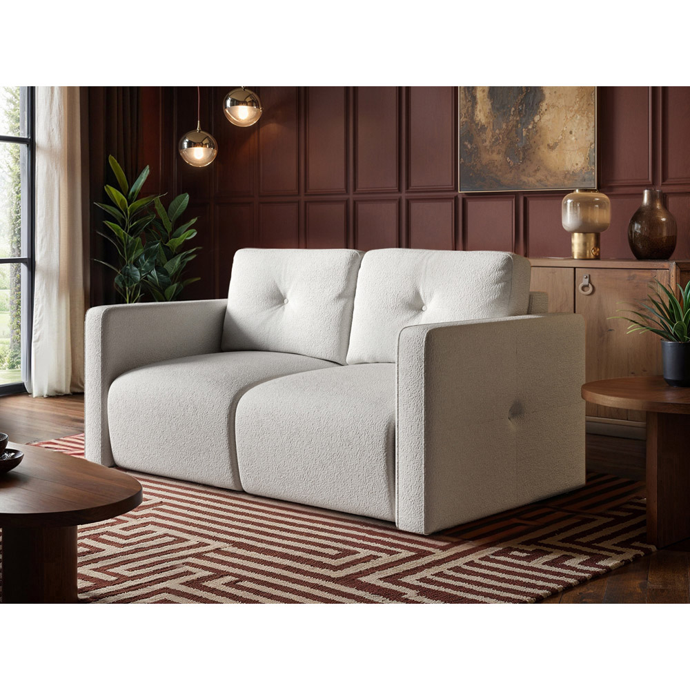 Solace+Co Wilfie 2 Seater Beige Chenille Sofa Image 6