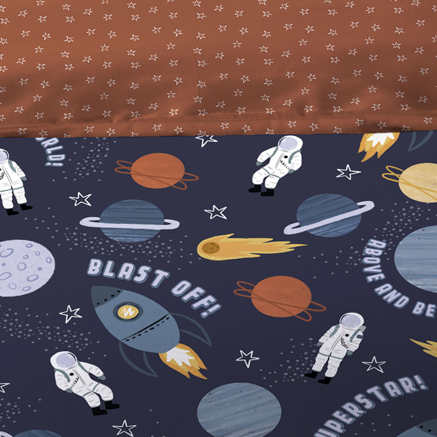 Out Of This World Duvet Set Dark Blue Image 3