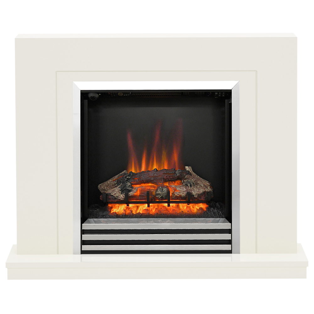 Colby Soft White Timber Electric Suite 38 inch Image 1