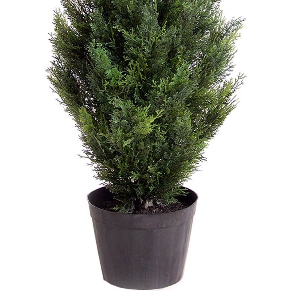 4ft Potted Cedar Topiary Tree Image 3