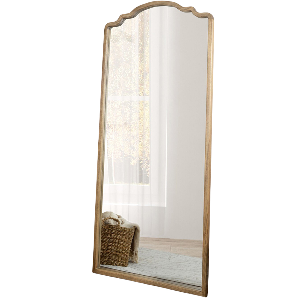 Ayra Wooden Leaner Mirror - Natural Image 1