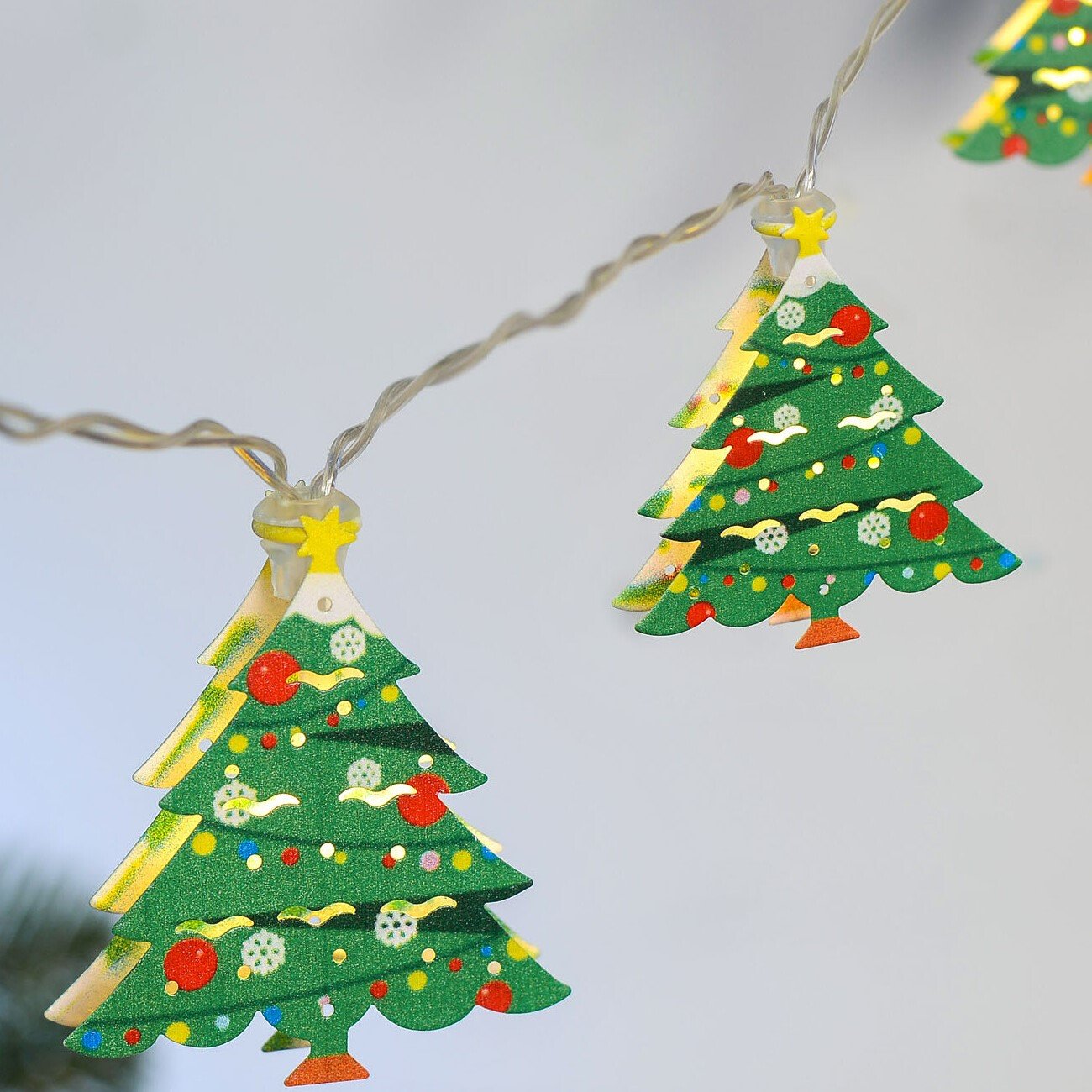 Christmas Tree Green LED String Lights Image 4
