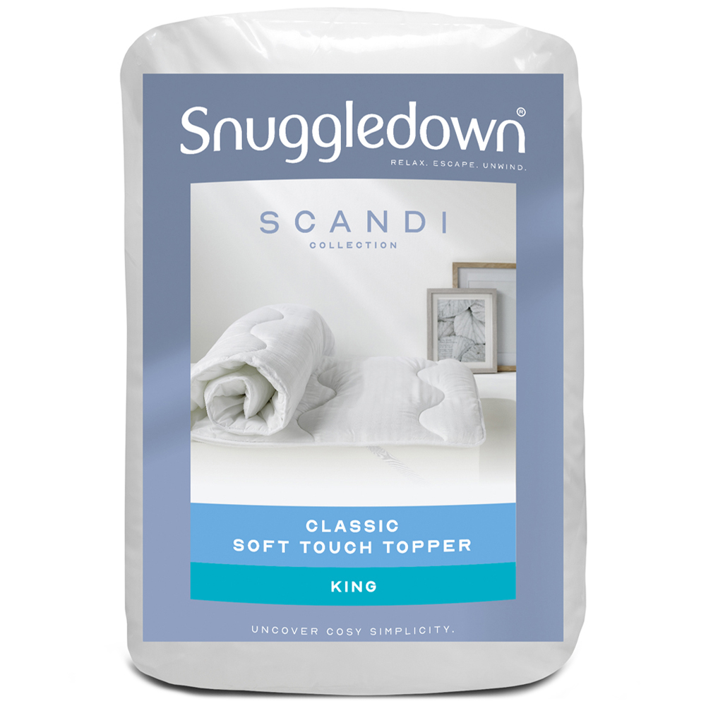 Snuggledown King Size Scandinavian Hollowfibre Mattress Topper Image 1