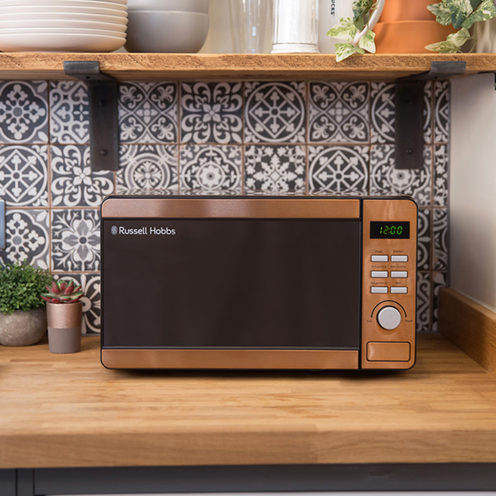Russell Hobbs RHMD804CP-N Brown 17L Copper Effect Digital Microwave 800W Image 7