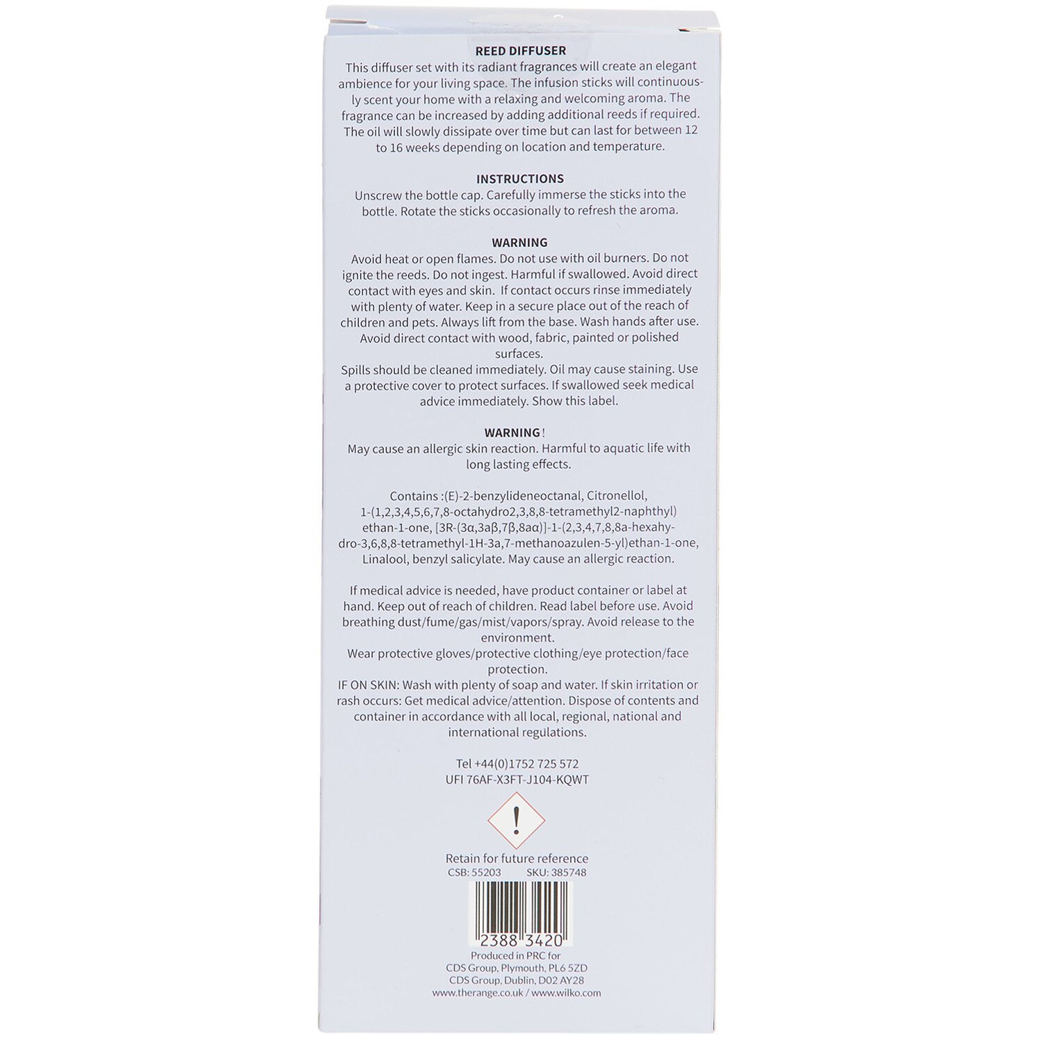 Floral Diffuser 200ml  - Multicolour Image 7