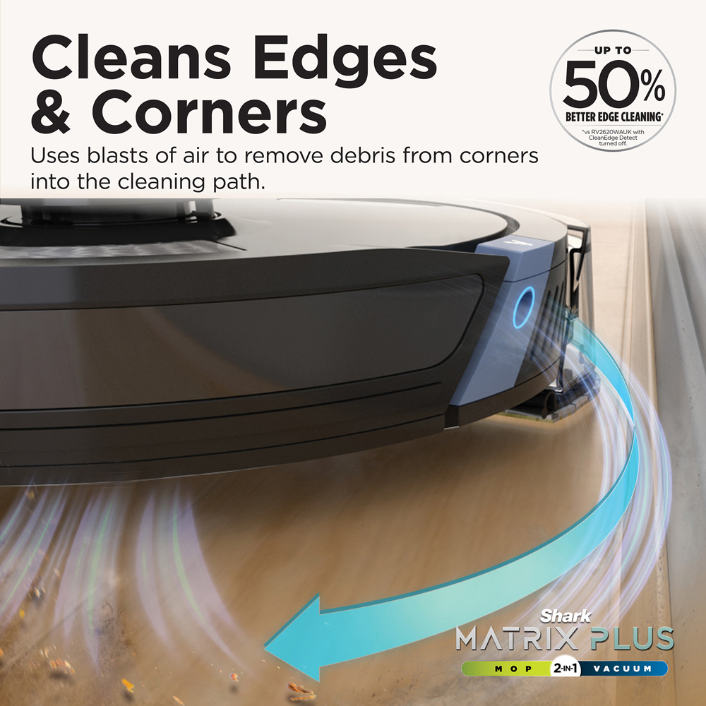 Shark Matrix Plus RV2620WAUK 2-in-1 Self Empty Robot Vacuum Cleaner and Mop Image 9
