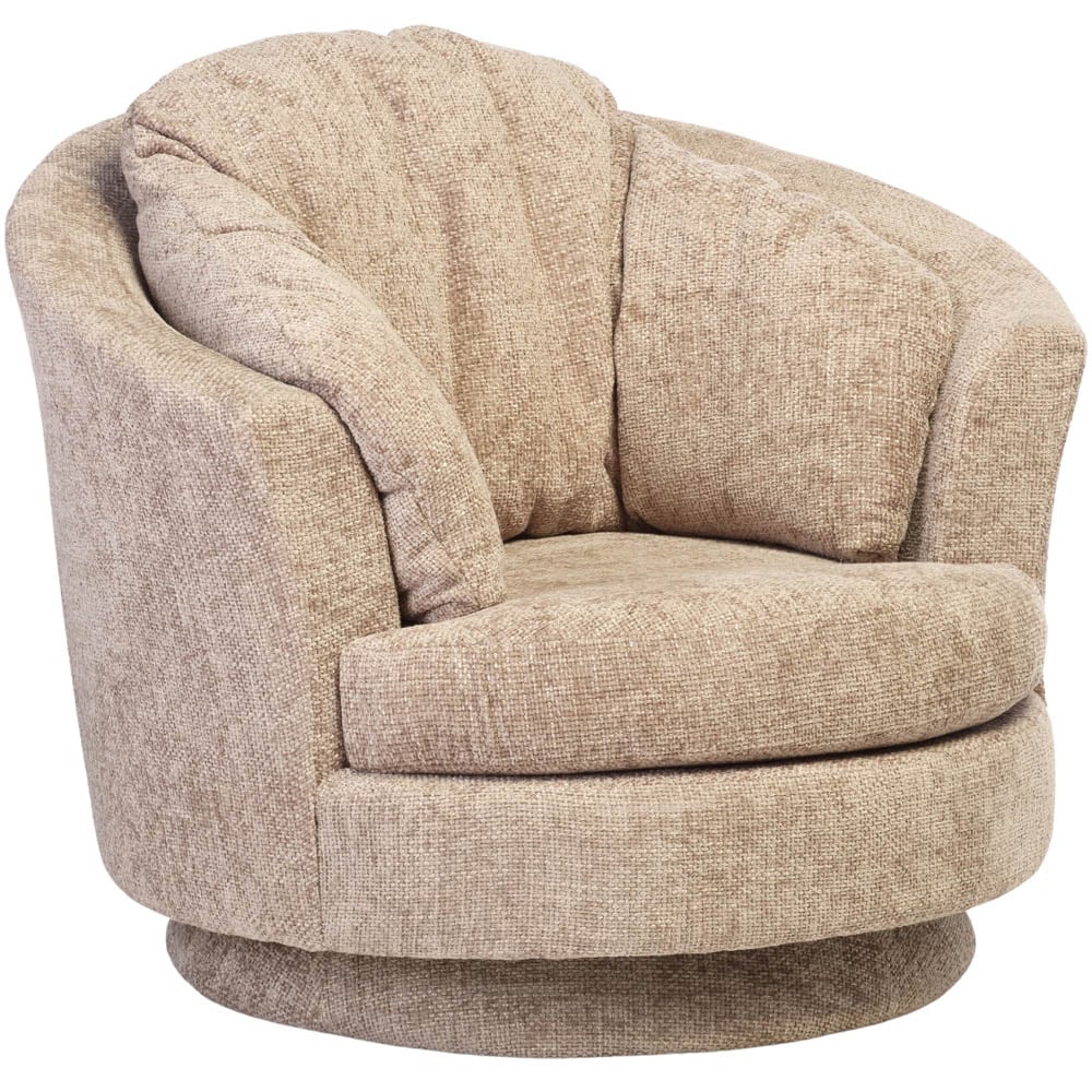 Desser Furniture Alston Jubilee Linen Swivel Tub Chair Image 2