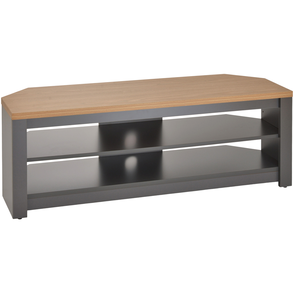 TTAP Memphis 2 Shelf Grey TV Stand Image 2