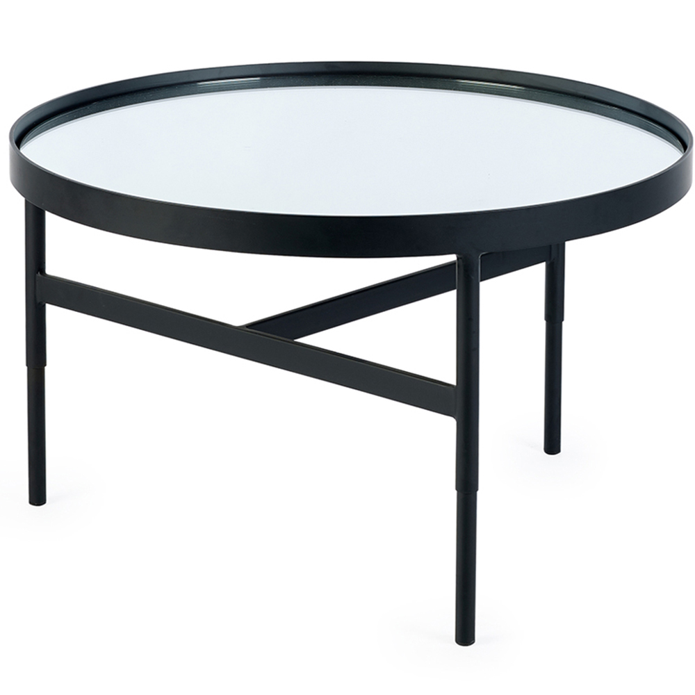 Julian Bowen Franki Mirror Glass Coffee Table Image 2