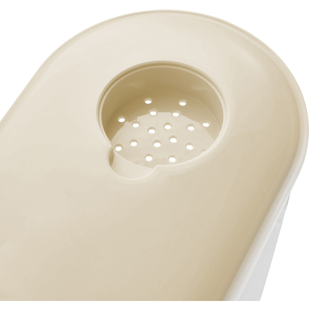 Living and Home 5kg Cream White Airtight Grain Dispenser Image 5