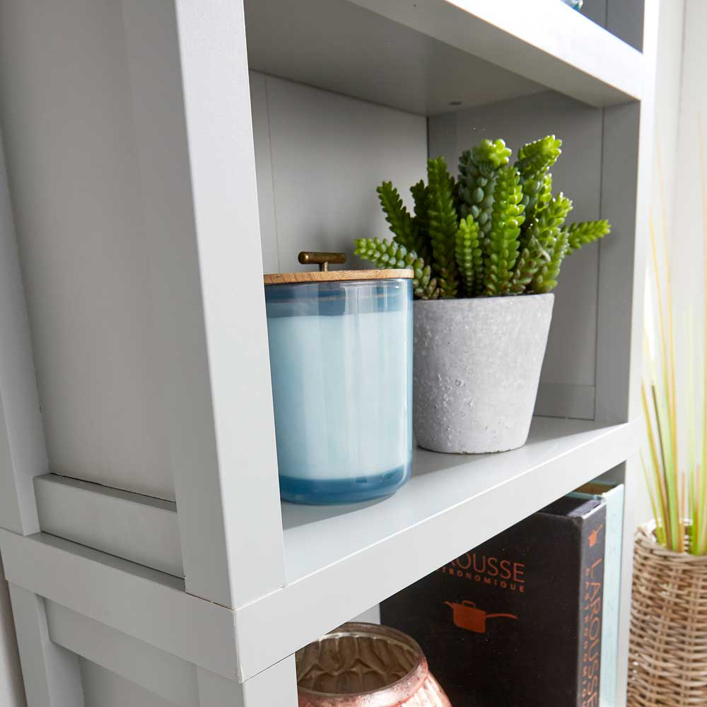 Home Source Avon 5 Tier Grey Tall Storage Unit Image 4