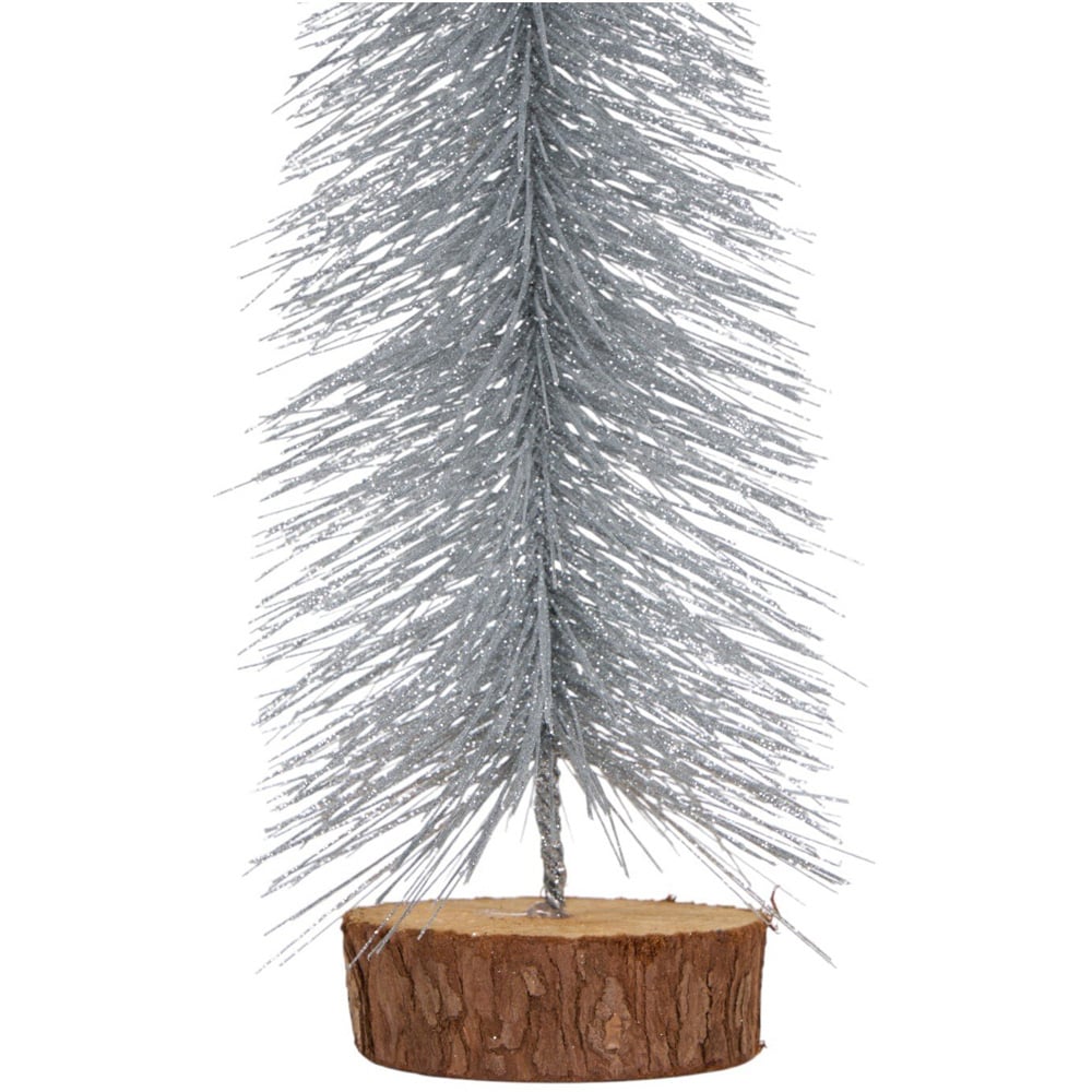 Traditonal Glitter Christmas Tree Image 5