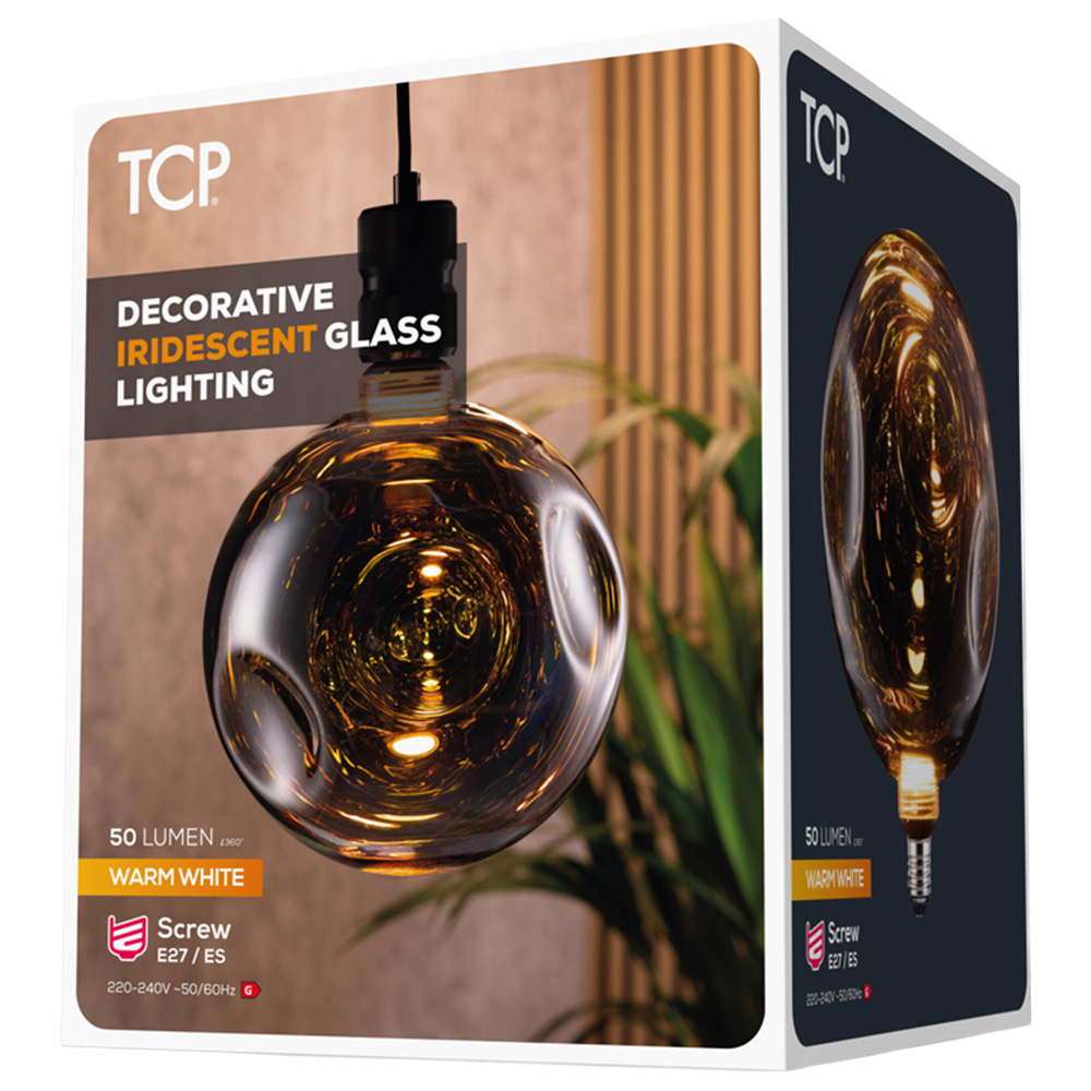 TCP E27 Soft Glow Iridescent Decorative LED Bulb Image 3