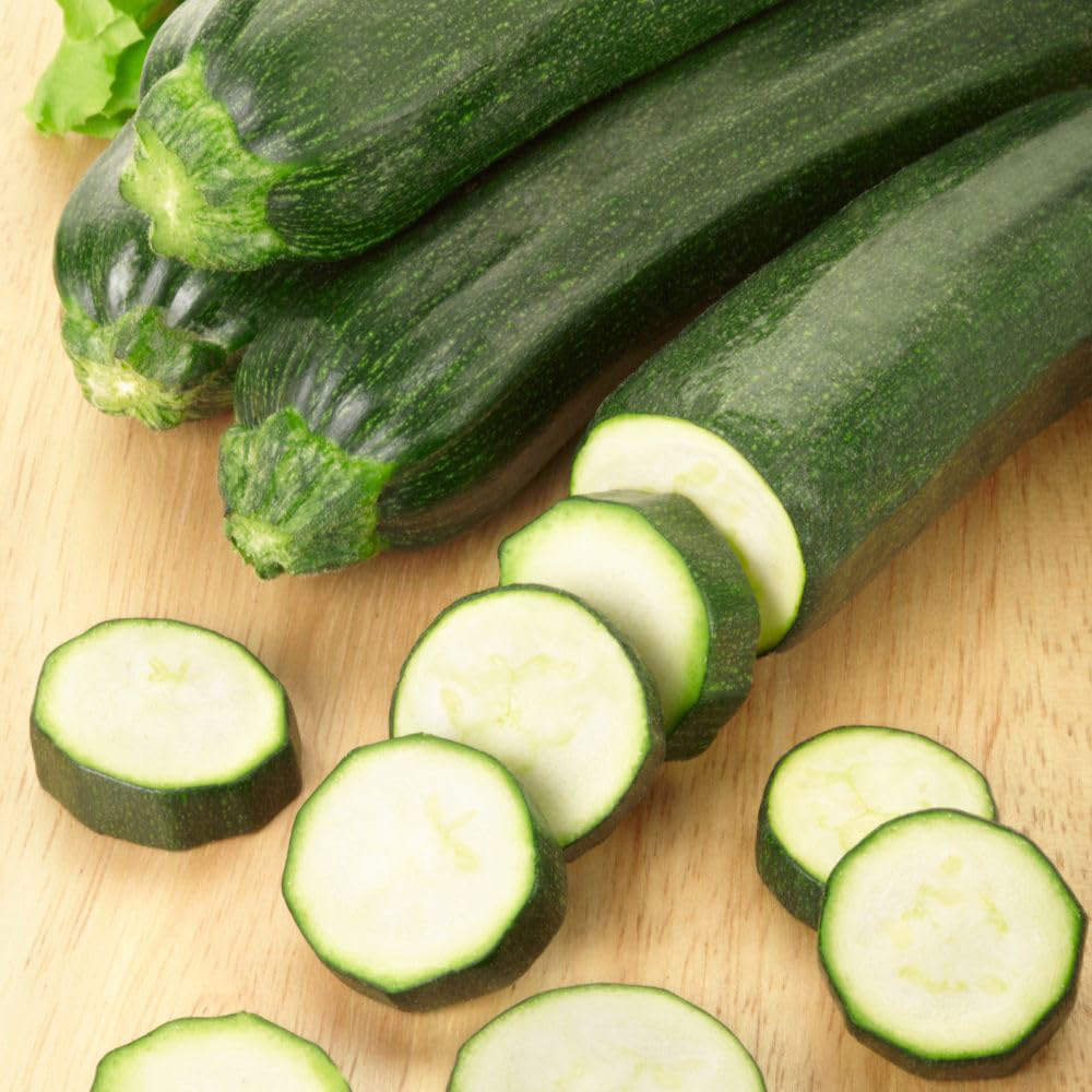 Thompson and Morgan Courgette All Green Bush Seeds Image 2