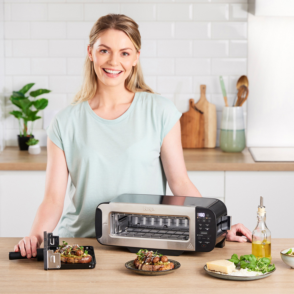 Ninja Foodi ST200UK Black Toaster Grill and Panini Press Image 5