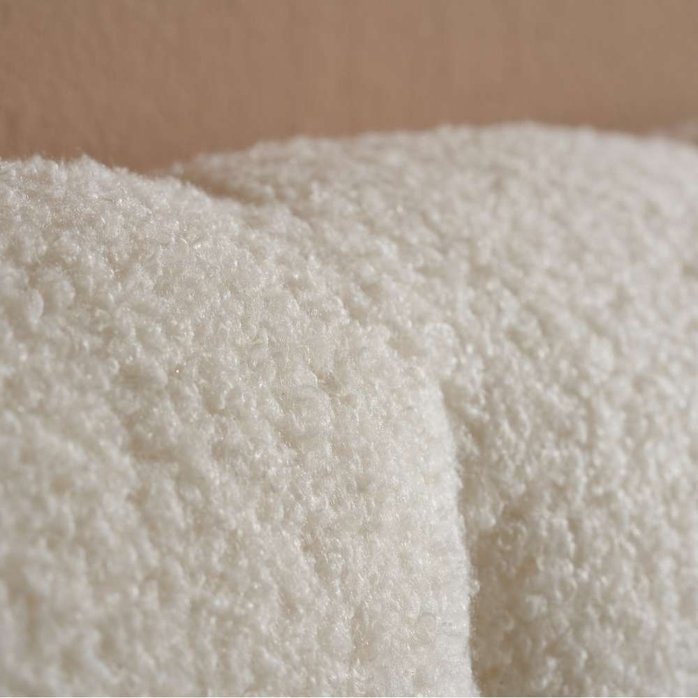 Birlea Maisey Small Double White Boucle Ottoman Bed Image 7
