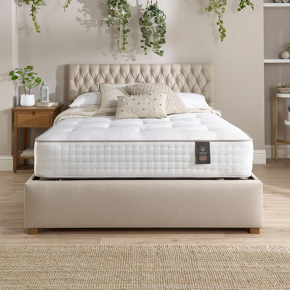 Aspire Small Single Natural Dual Sided Pocket Mattress Image 3
