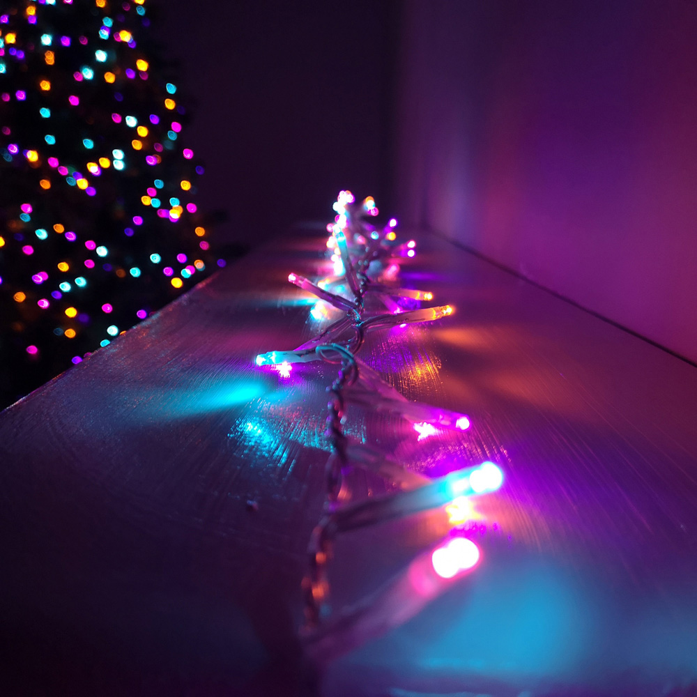 Premier TreeBrights 1000 Rainbow LED Multi-Function Christmas String Light 25m Image 5