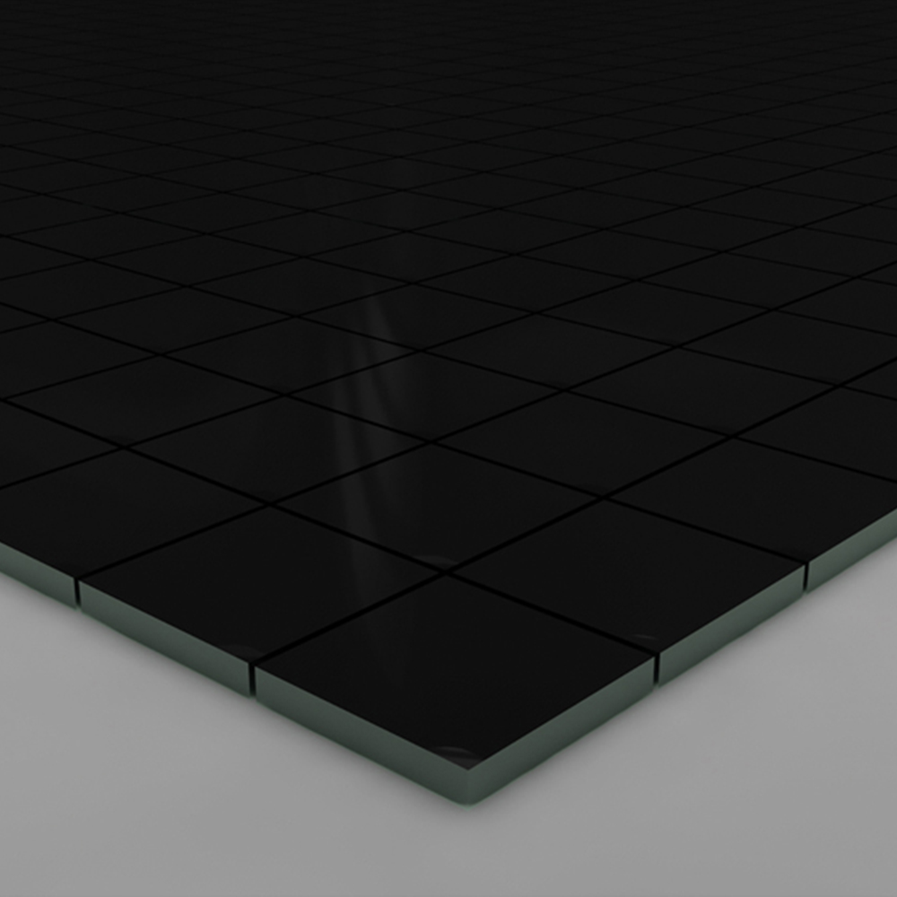 FX Lab Black Glass Mirror Sheet 30 x 30cm Image 3