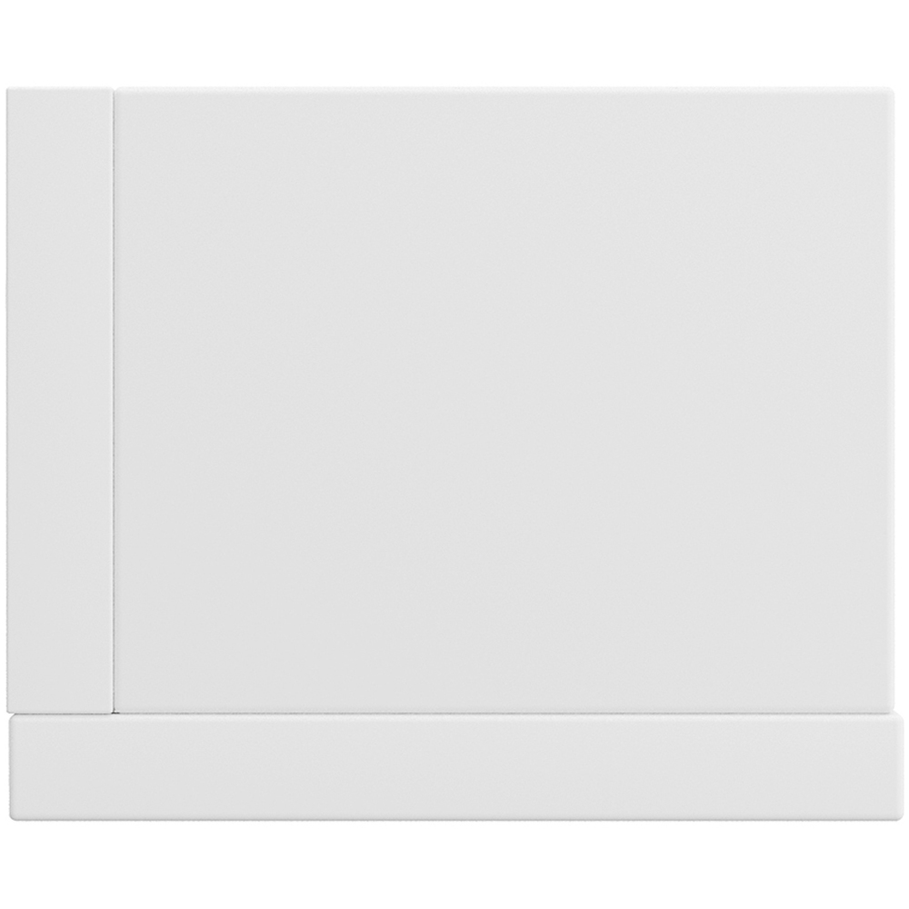 Homebase White Shelf with Pine Rail 2 Pack Image 6