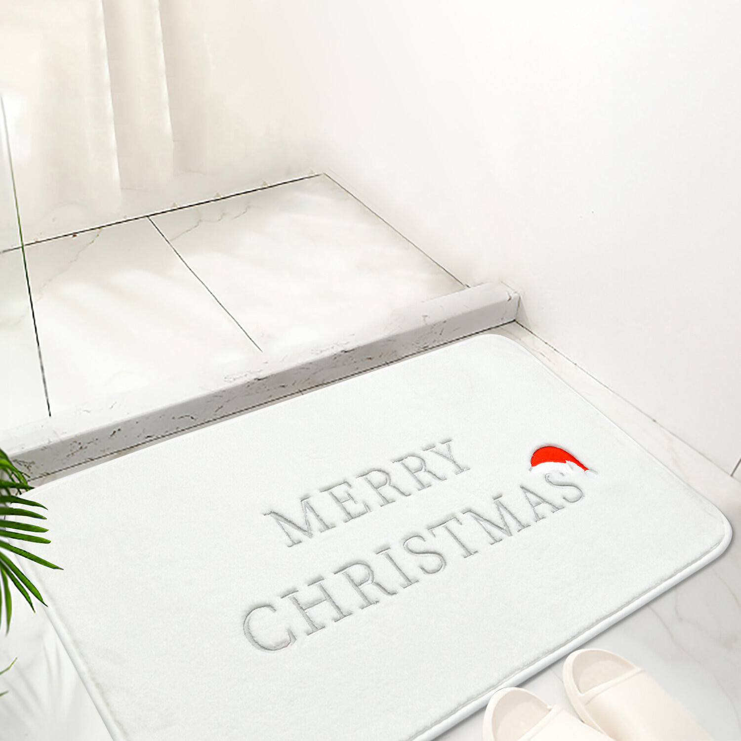 Merry Christmas Supersoft Bath Mat Image 2