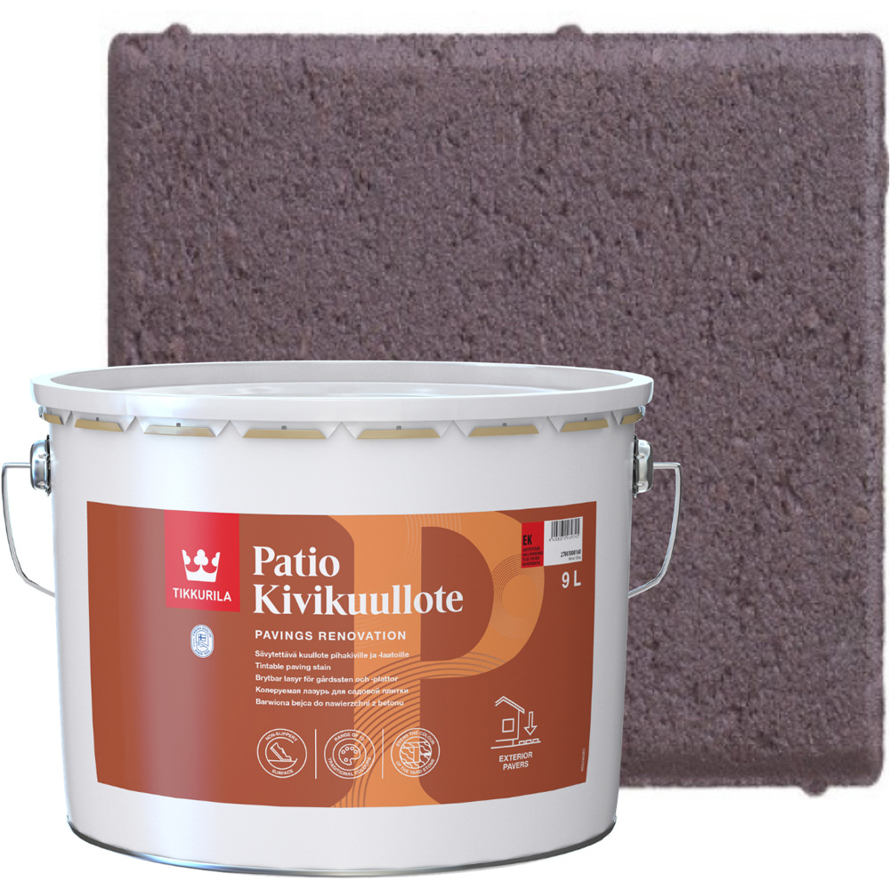 Tikkurila Patio Kivikuullote EK06 Patio Paving Stain 10L Image 4
