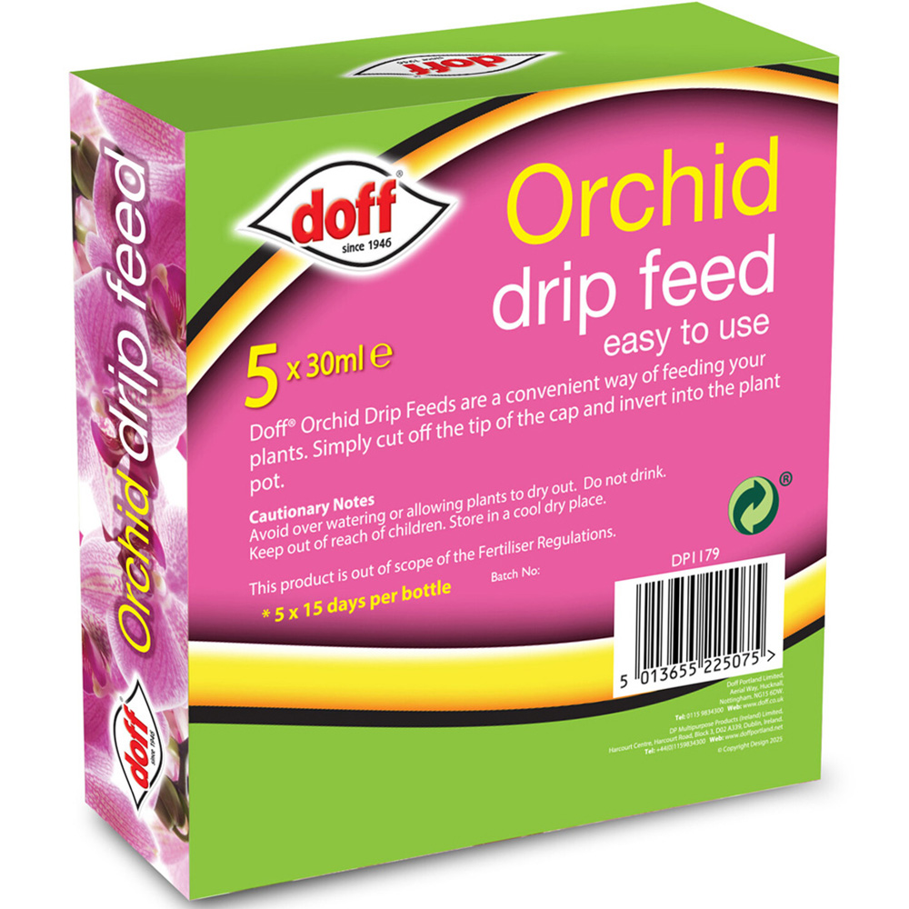 Pack of 5 Doff Orchid Drip Feeders Image 2