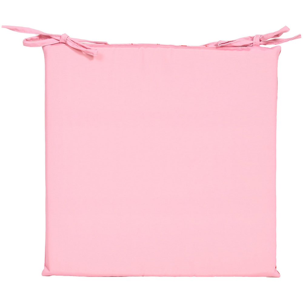 Pack of 2 Zing and Zest Outdoor Seat Pads Pink Image 2