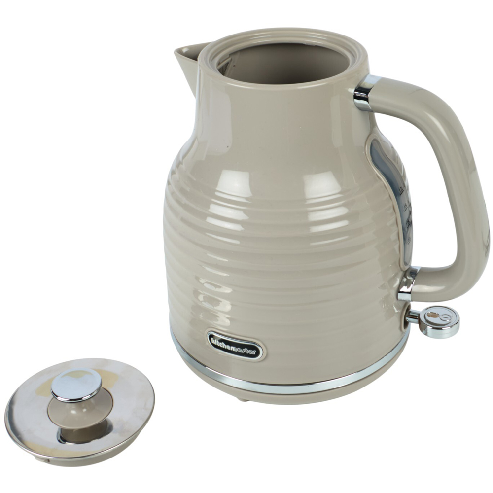 Kitchen Master Stainless Steel Kettle Putty Grey Image 4