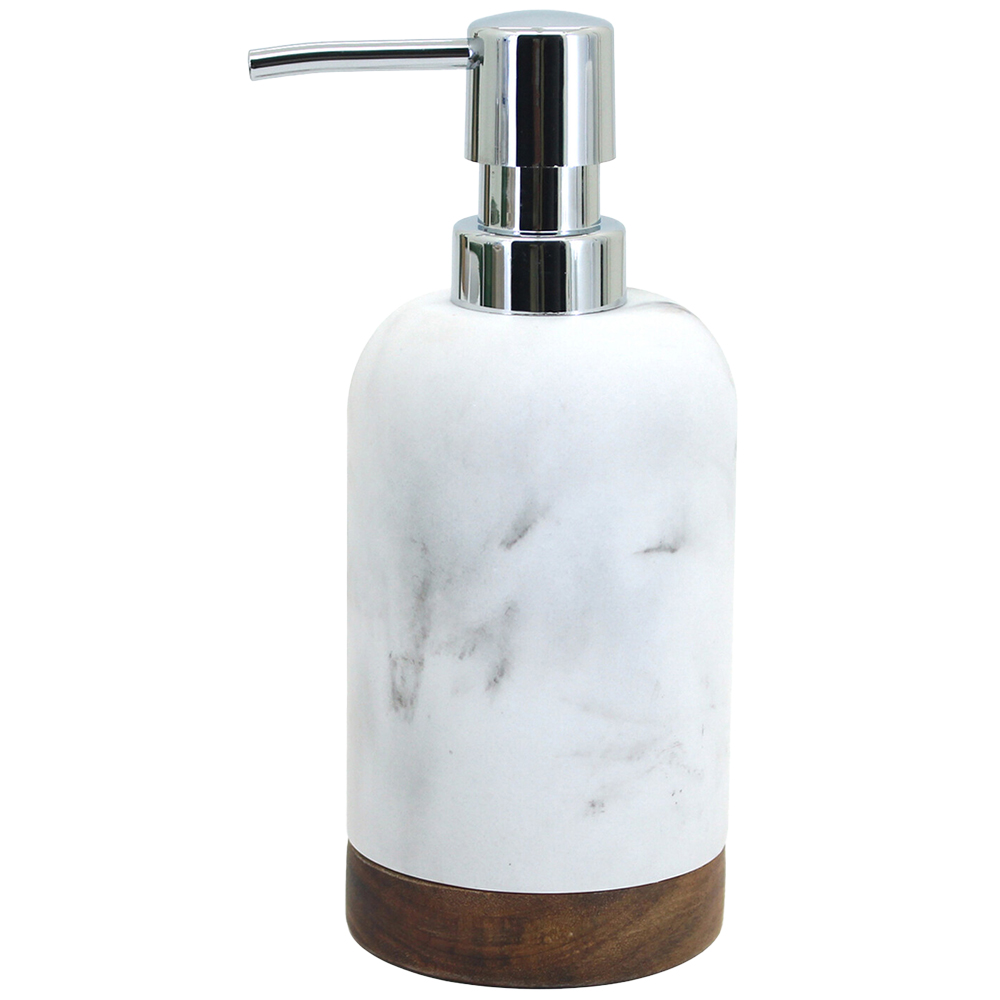Acacia Soap Dispenser - White Image