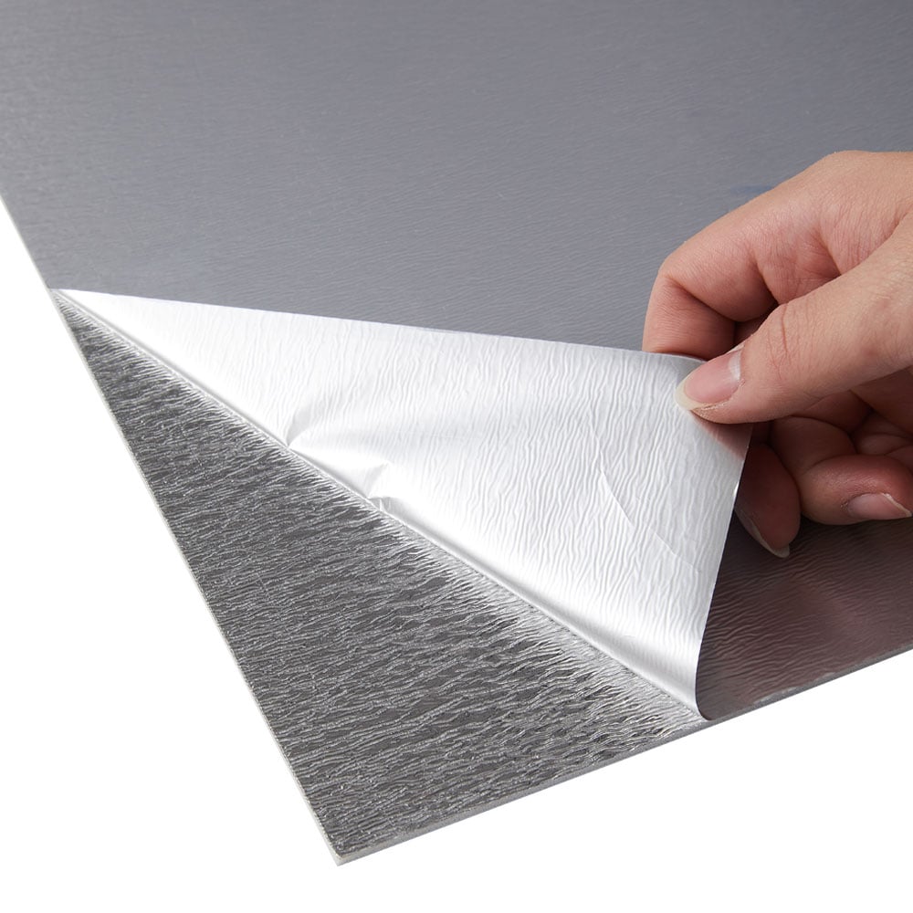 Living and Home Marble Patterned Blue and White PVC Self Adhesive Wall Sticker 10 Pack Image 8