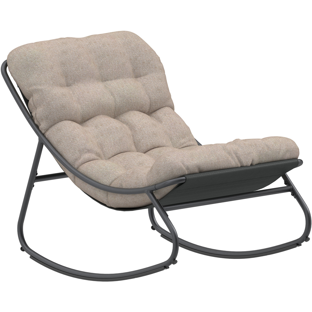 Charles Bentley Porto Rocking Chair with Cushion Image 2