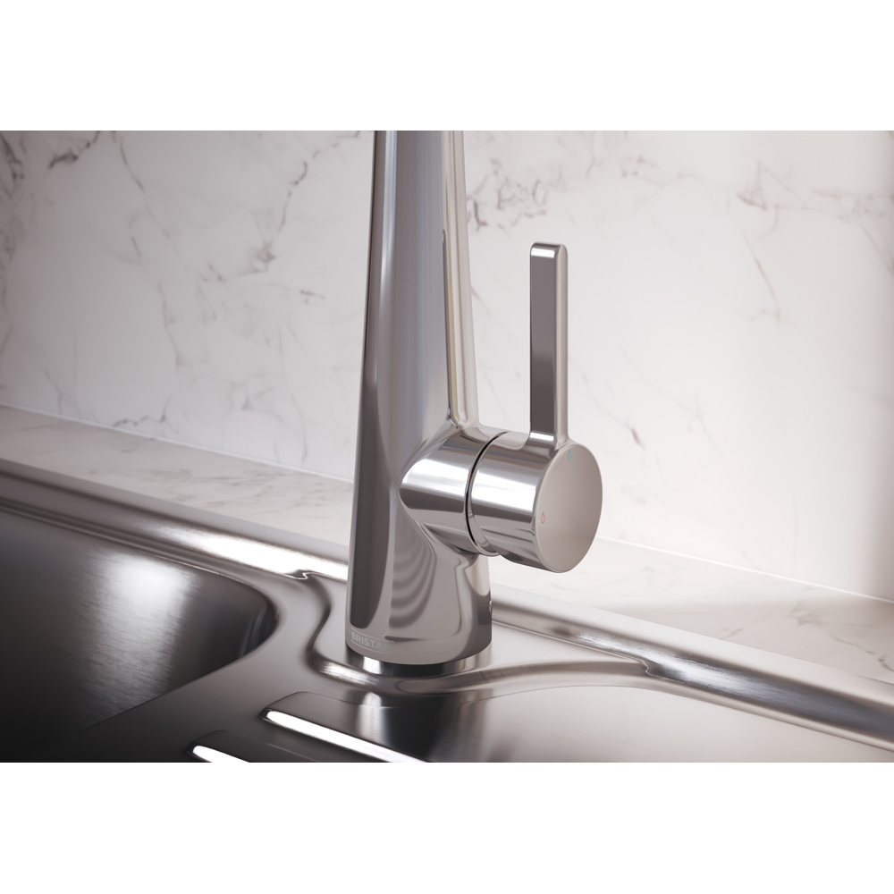 Bristan Pine Chrome Easyfit Kitchen Mono Sink Mixer Tap Image 3