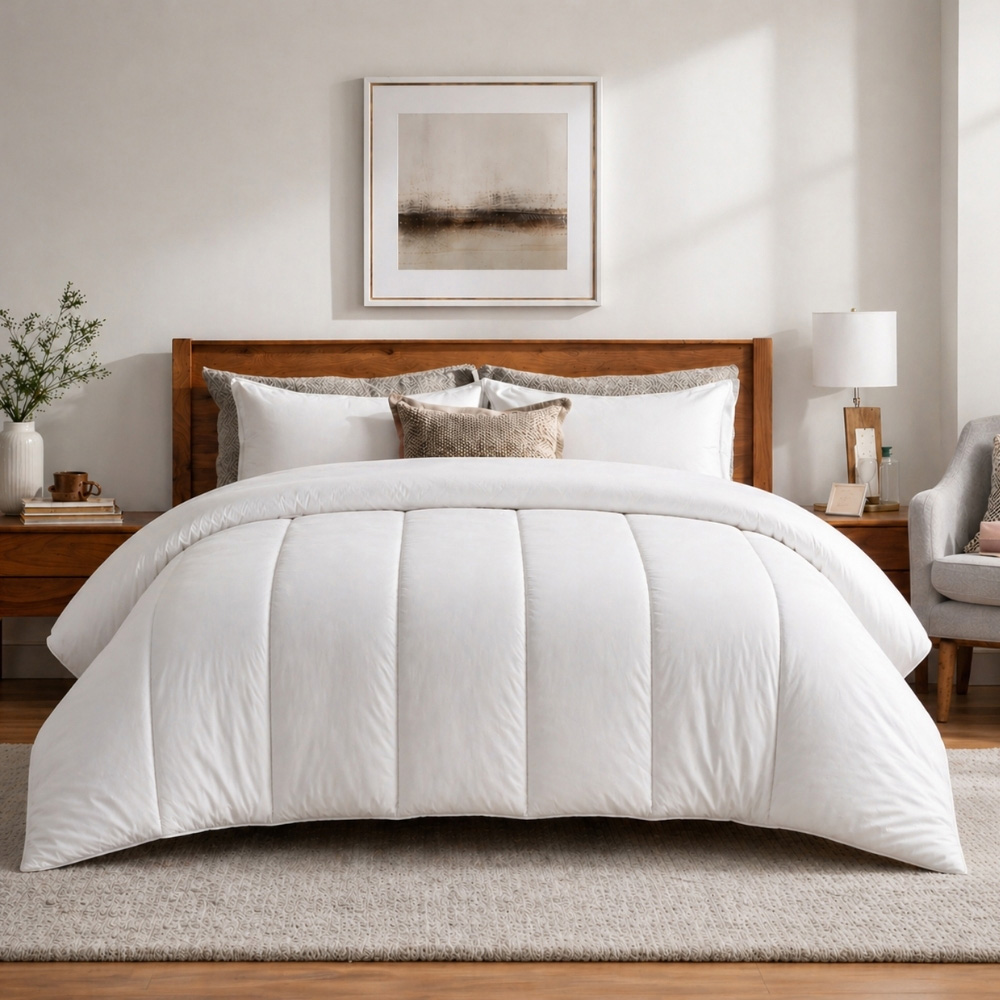 MHG Living King Size White All Seasons Cotton Duvet 10.5 Tog Image 6