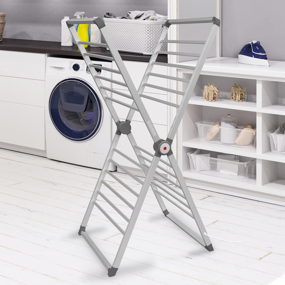 Black+Decker X Frame Heated Laundry Airer Image 2