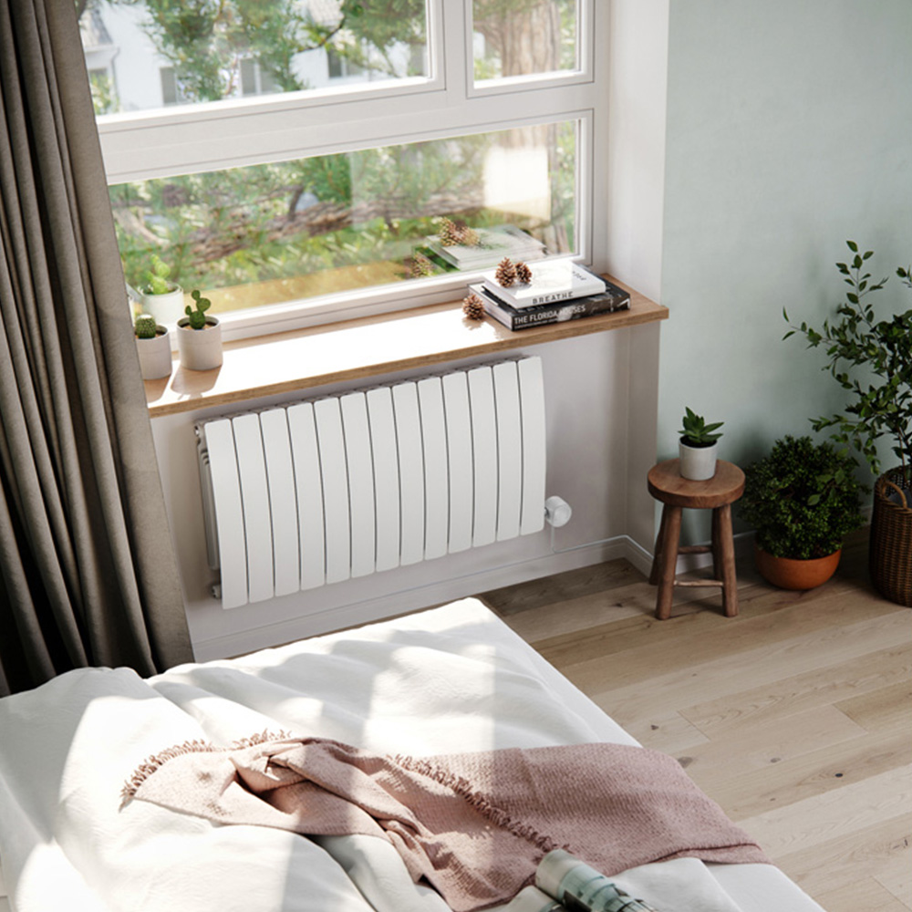 Terma Bergamo Wi-Fi White Matt Electric Radiator 1500W 590 x 1040mm Image 2